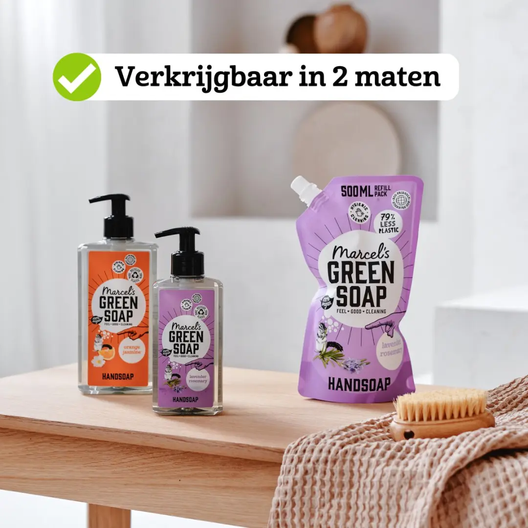 Marcel's Green Soap Handzeep Lavendel & Rozemarijn - 6x500ml - afbeelding 6 van 6