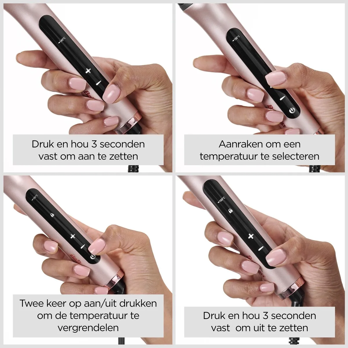 Babyliss Volume Boost HSB200E Volumeborstel - 38mm Roze