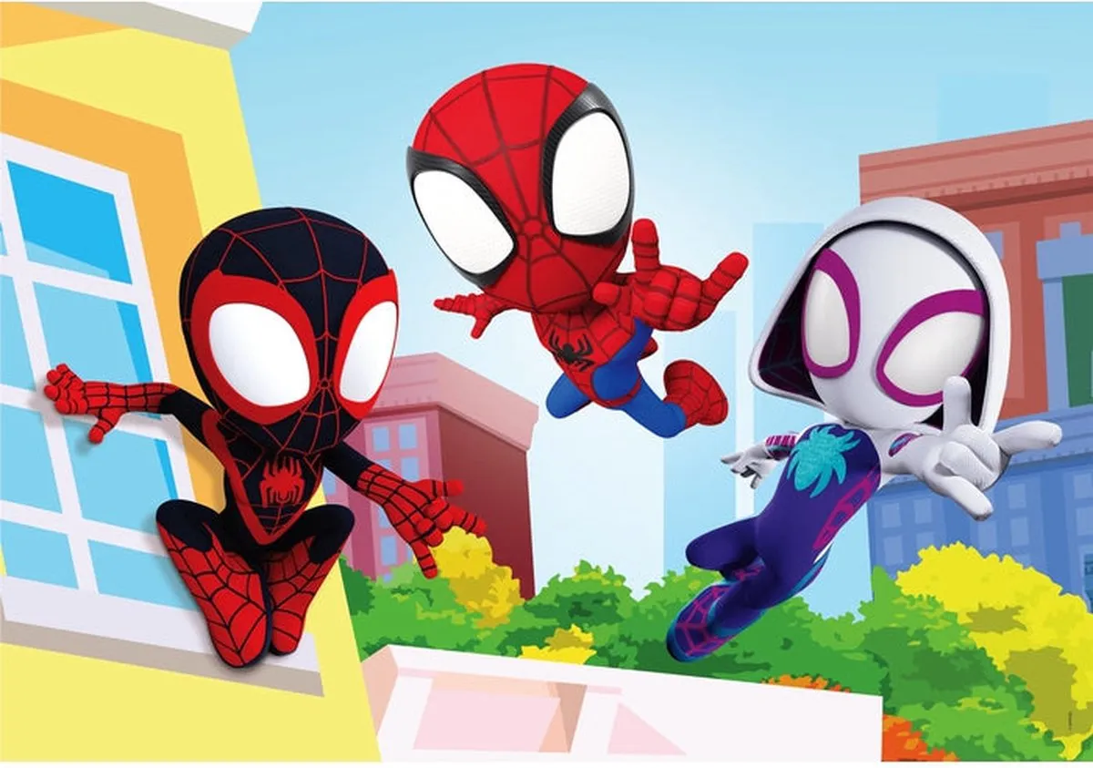 Clementoni Spidey en Zijn Geweldige Vrienden Puzzel - 40 Stuks - Veelkleurig