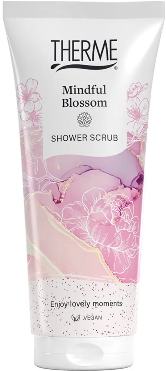 Therme Mindful Blossom Shower Scrub 200ml - afbeelding 6 van 6