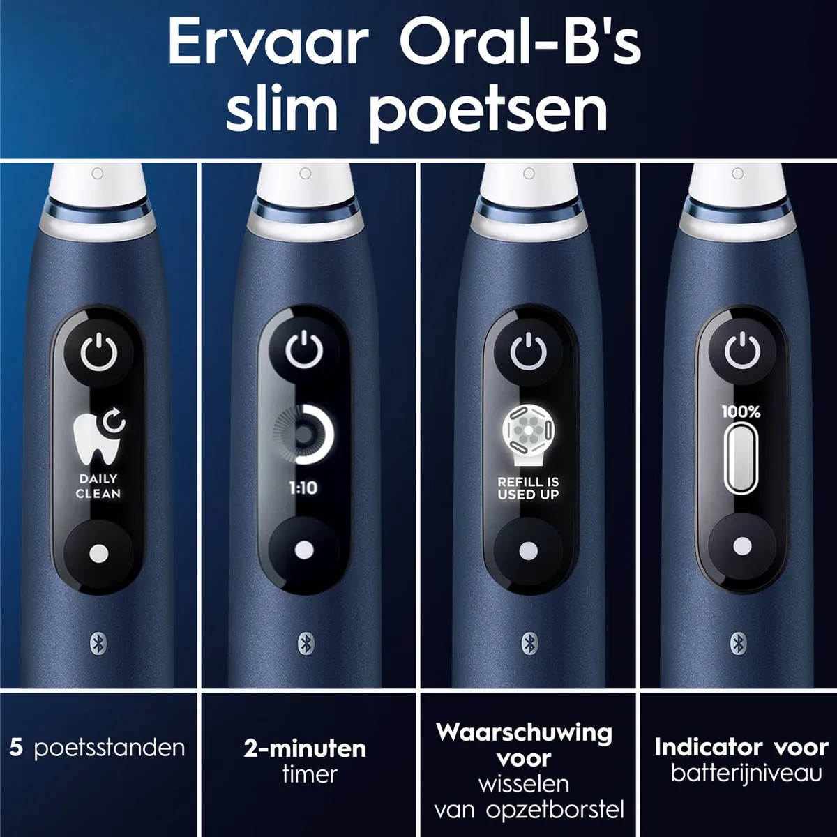 Oral-B iO 7N Elektrische Tandenborstel - Blauw
