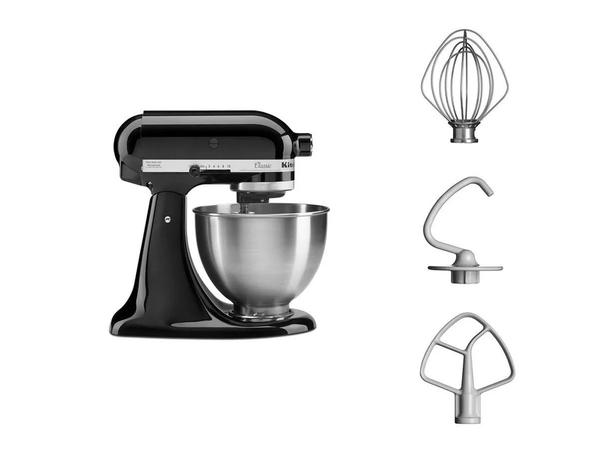KitchenAid K45SSEOB Classic - Keukenmachine - zwart