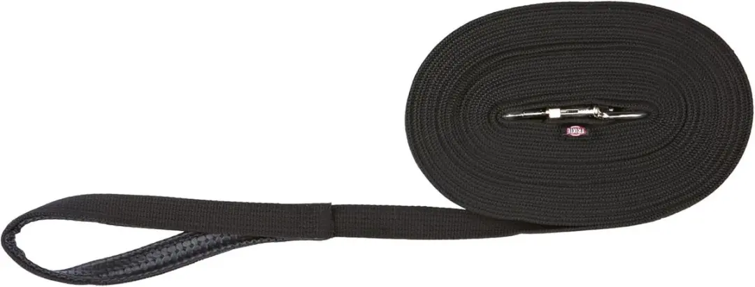 Trixie Tracking Hondenriem 5m x 20mm - Zwart - afbeelding 6 van 6