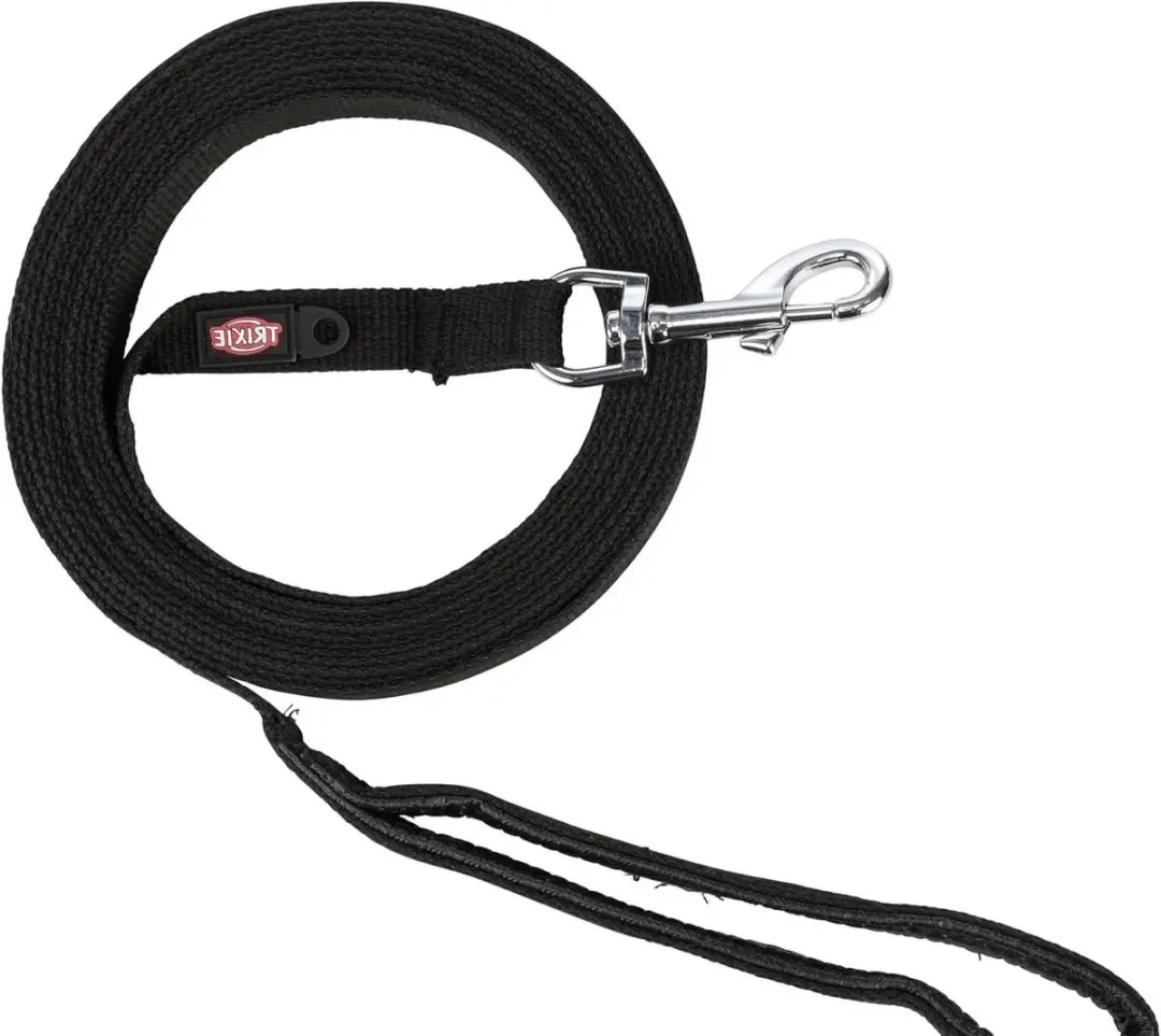 Trixie Tracking Hondenriem 5m x 20mm - Zwart