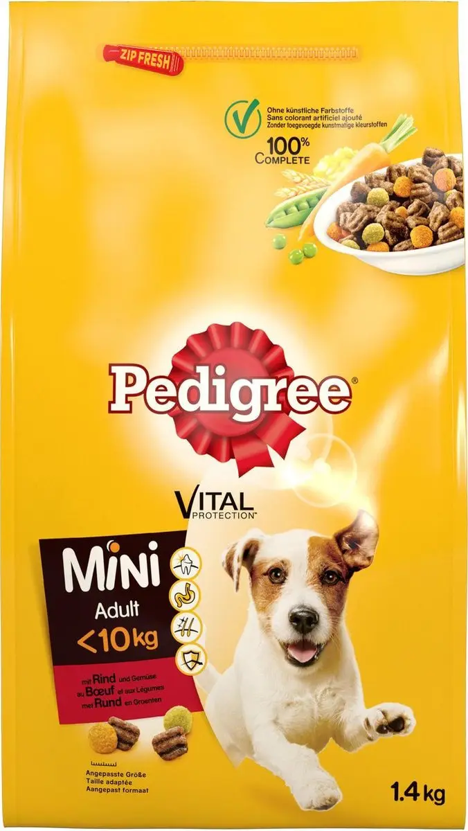 Pedigree Mini Adult Rund Hondenvoer 1.4kg