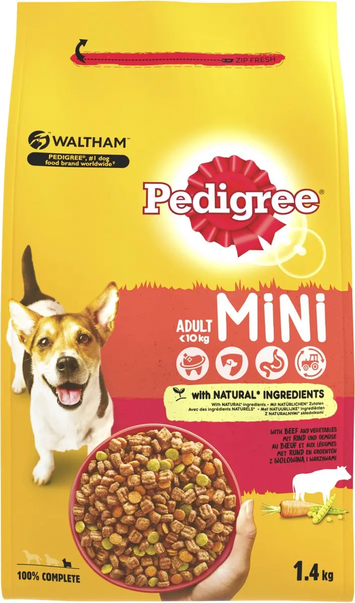 Pedigree Mini Adult Rund Hondenvoer 1.4kg