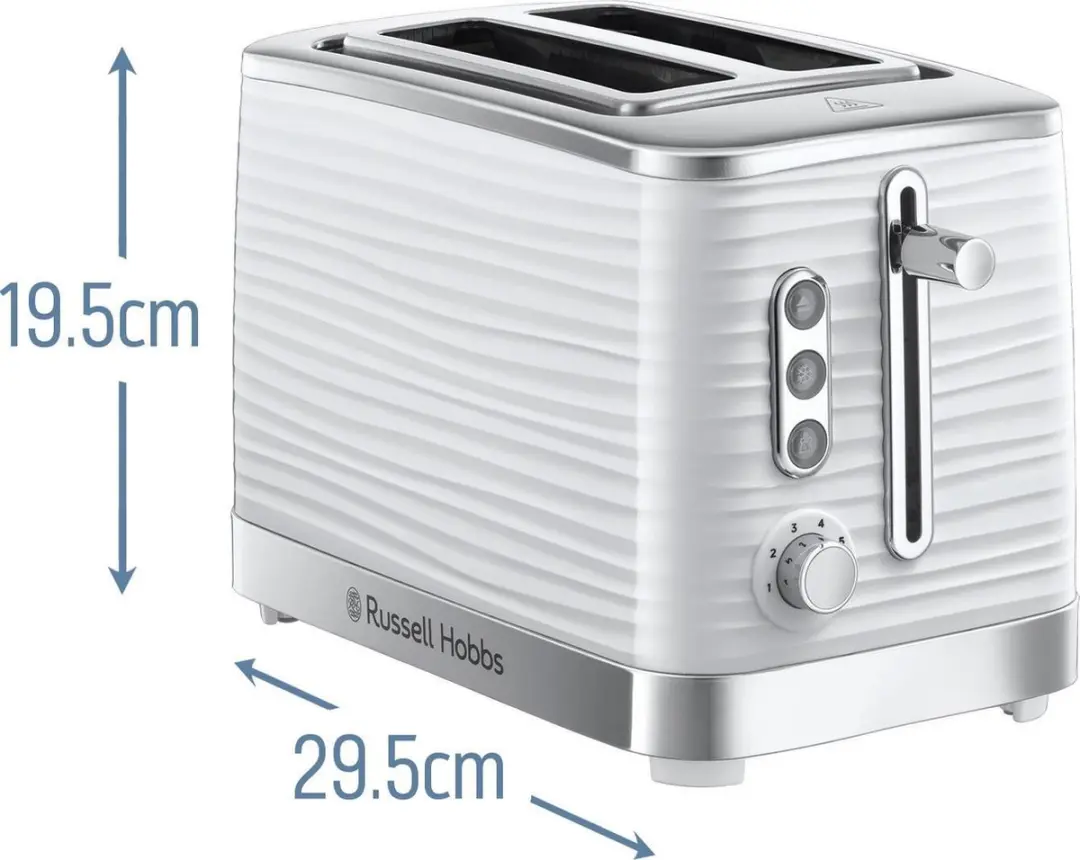 Russell Hobbs Inspire 24370-56 Broodrooster 1050W - Wit - afbeelding 5 van 6