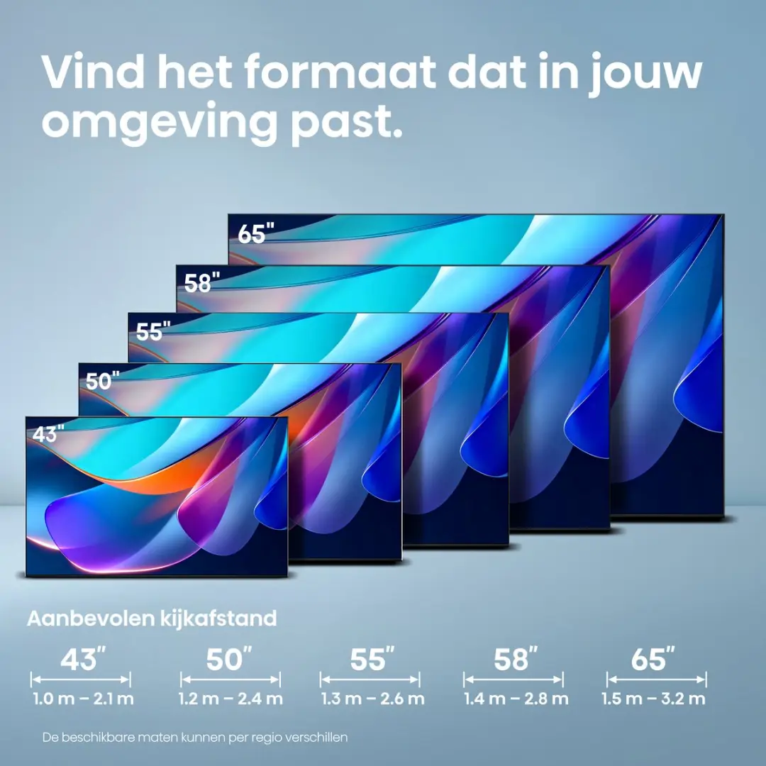 Hisense 65A6S 65 inch SmartTV 4K - Zwart