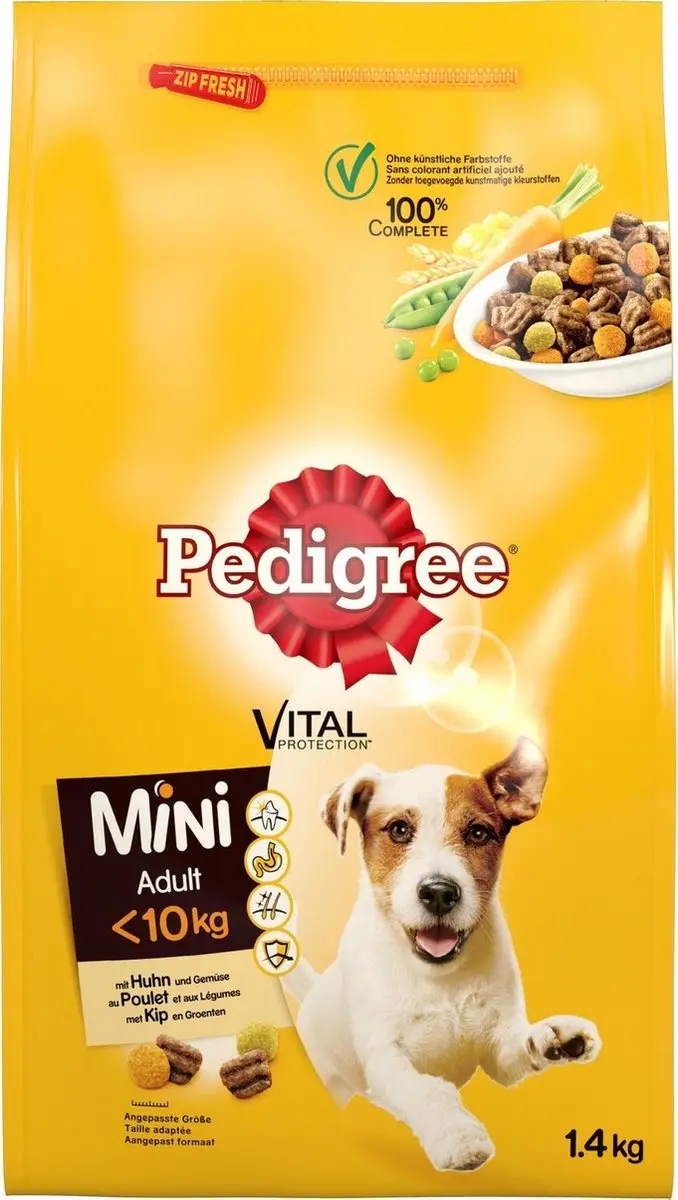 Pedigree Adult Mini Menu Kip Hondenvoer 1.4kg