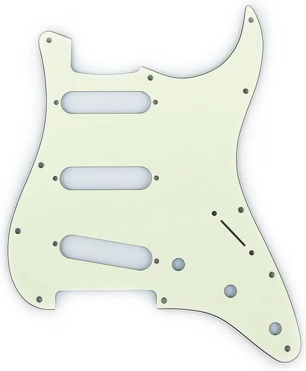 Fender Stratocaster Pickguard 3-ply Mint Groen