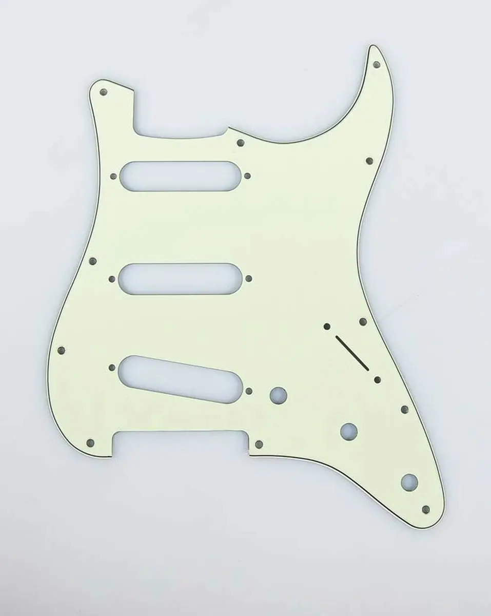 Fender Stratocaster Pickguard 3-ply Mint Groen - 11 Schroefgaten - afbeelding 2 van 2