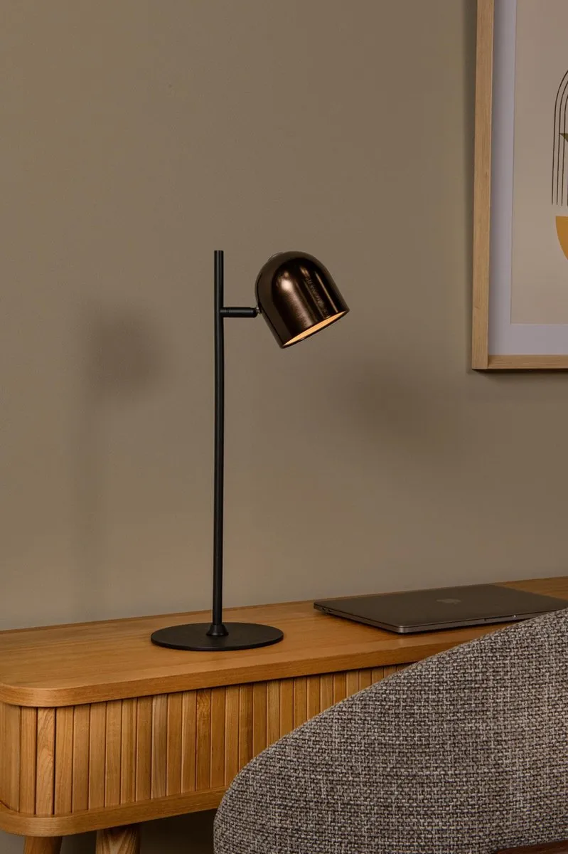 Lucide Skanska RECH Oplaadbare Bureaulamp 3W - Koffie