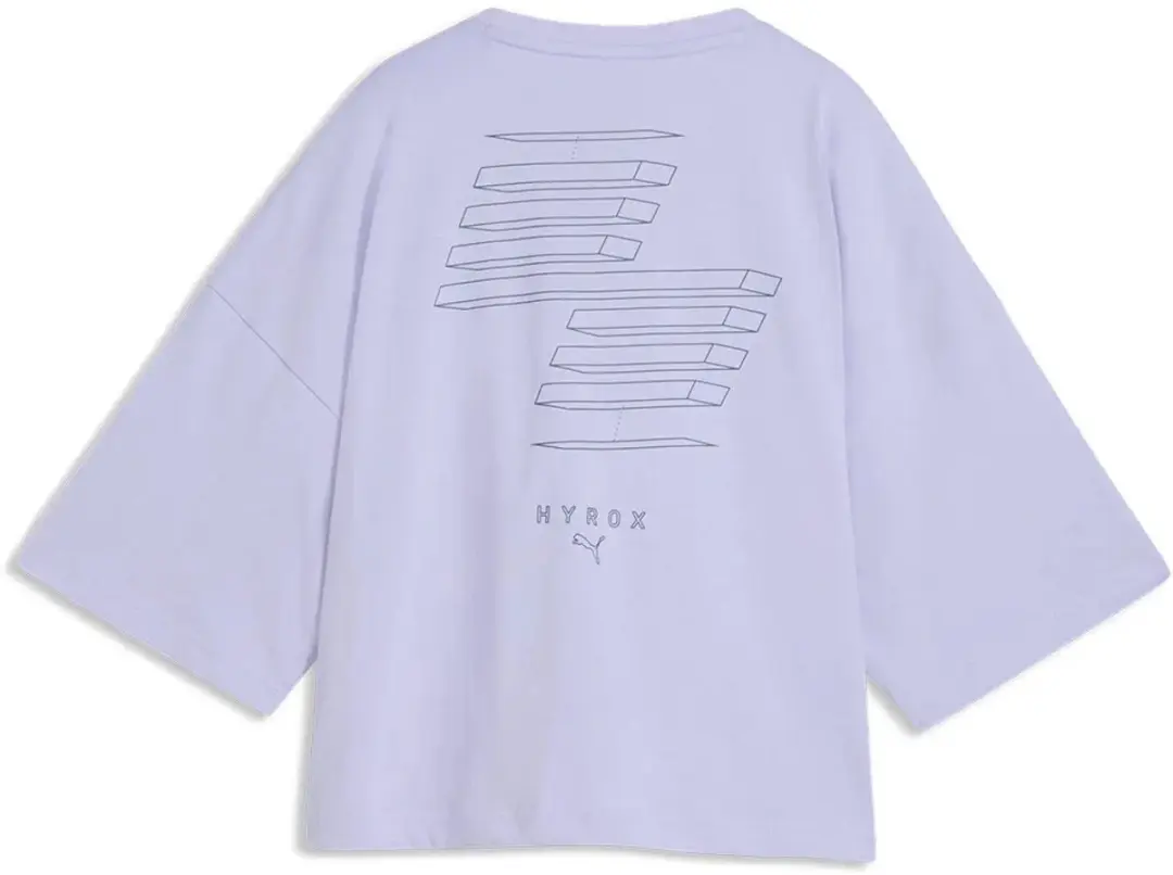 PUMA X Hyrox Cropped Lifestyle T-shirt - Paars XS