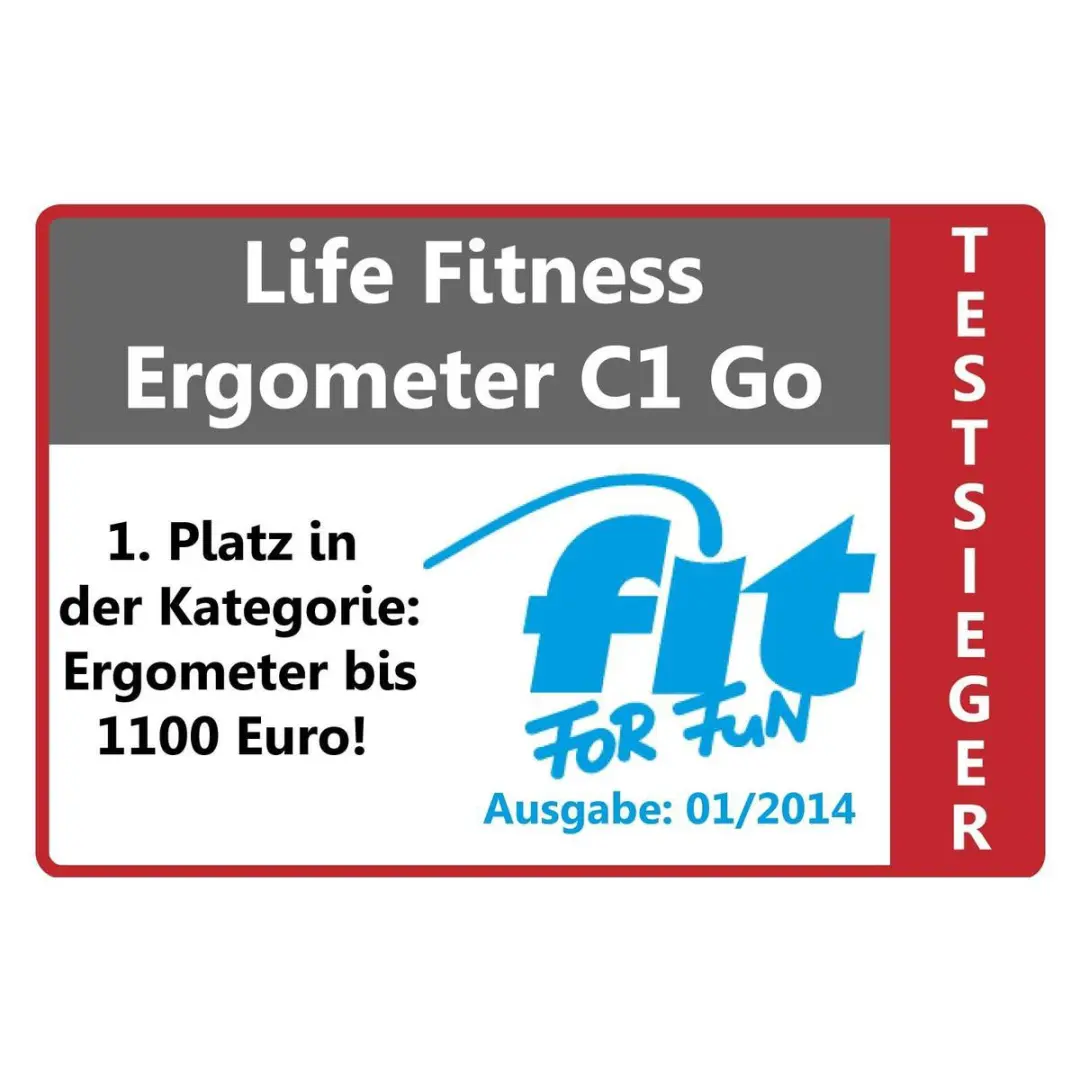 Life Fitness C1 Go Hometrainer - Ergometer - 13 Programma's