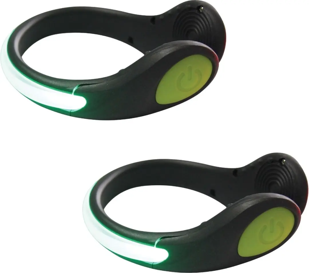 Tunturi LED Schoenclips Groen