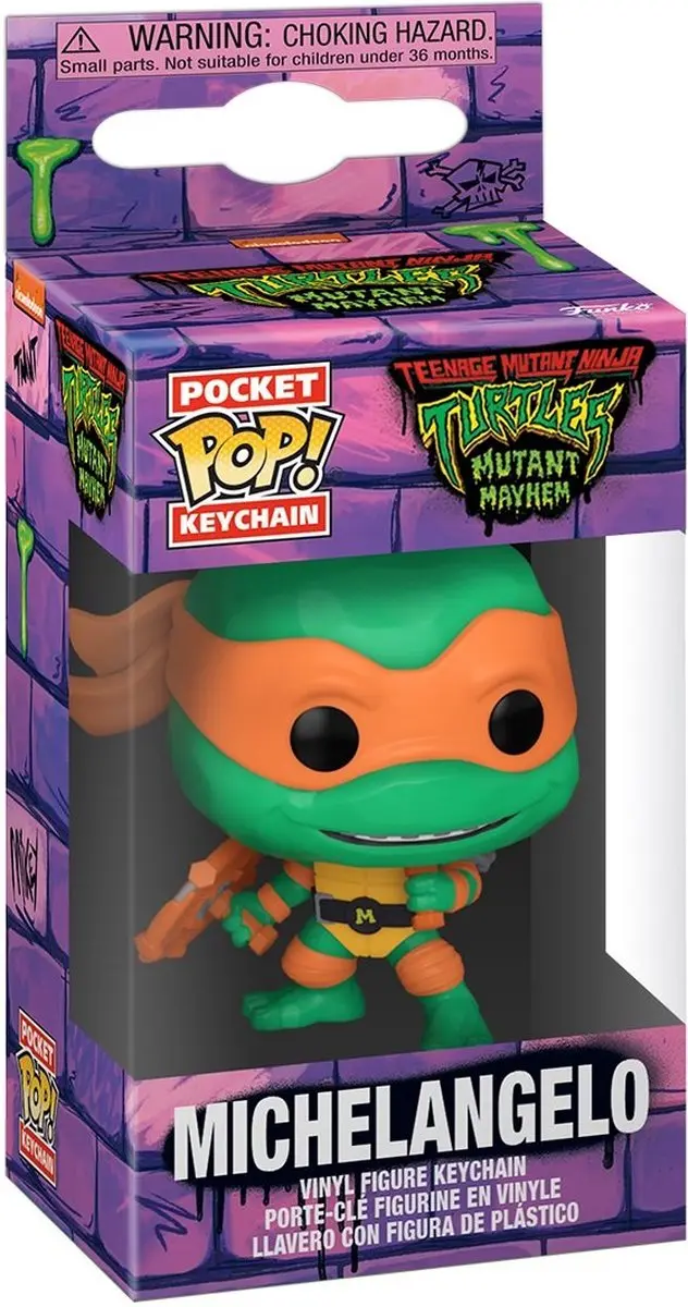 Funko Pop! Keychain Teenage Mutant Ninja Turtles Michelangelo - FUN72330