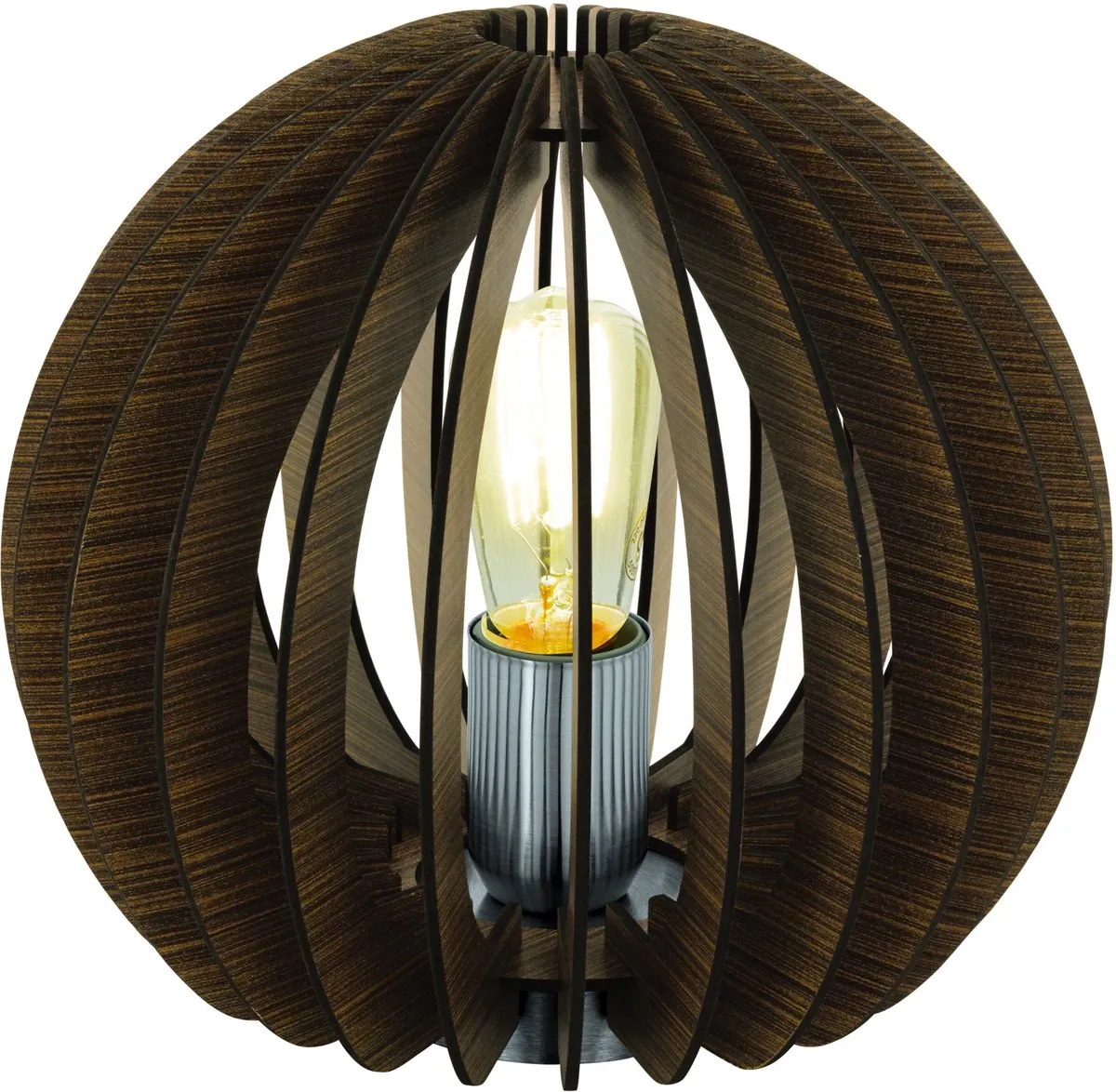 Eglo Cossano Tafellamp - 1 Licht Ø255mm Bruin