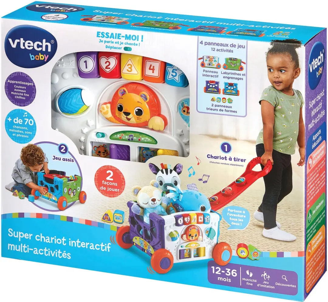 VTech Baby Super Chariot Multi-Activiteiten 80-568505 - Meerkleurig