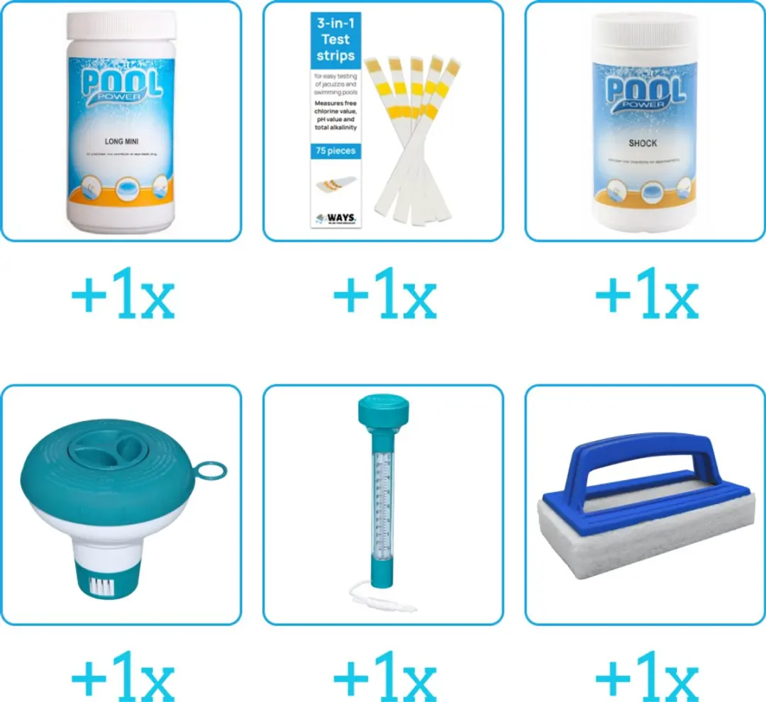 Pool Power Zwembad Onderhoudspakket 6-delig