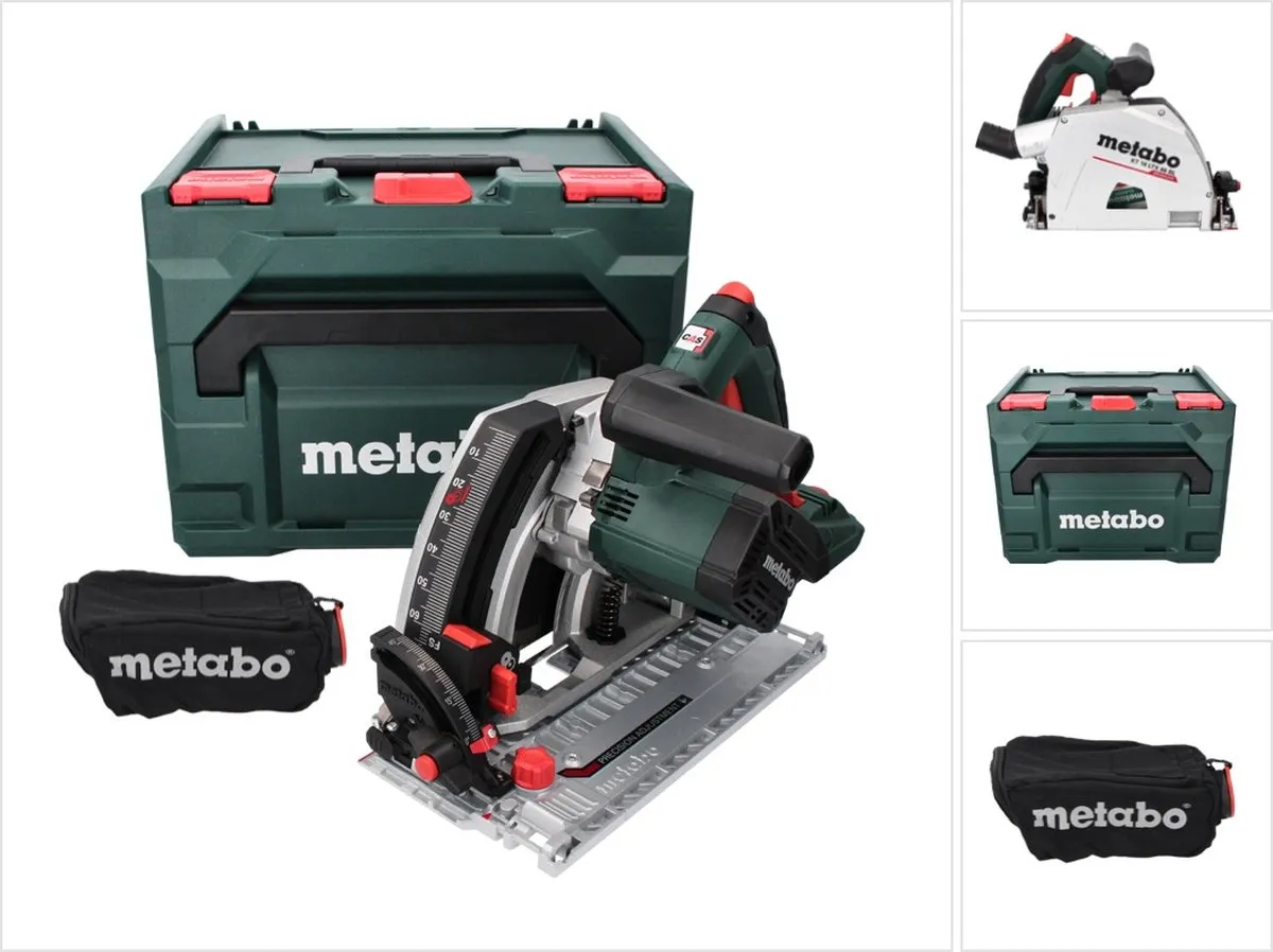 Metabo KT 18 LTX 66 BL 18V Li-ion accu invalcirkelzaag body in MetaBox - 165 x 20mm
