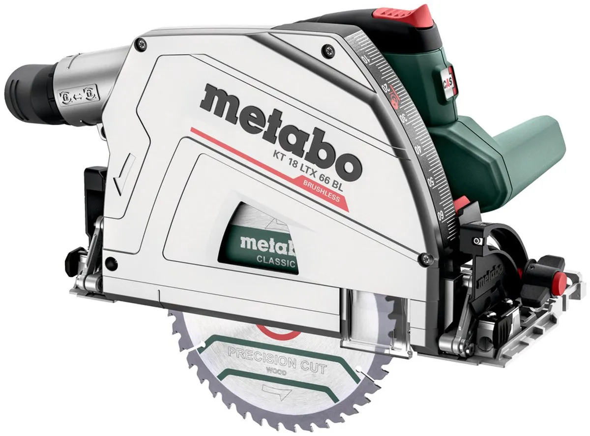 Metabo KT 18 LTX 66 BL 18V Li-ion accu invalcirkelzaag body in MetaBox