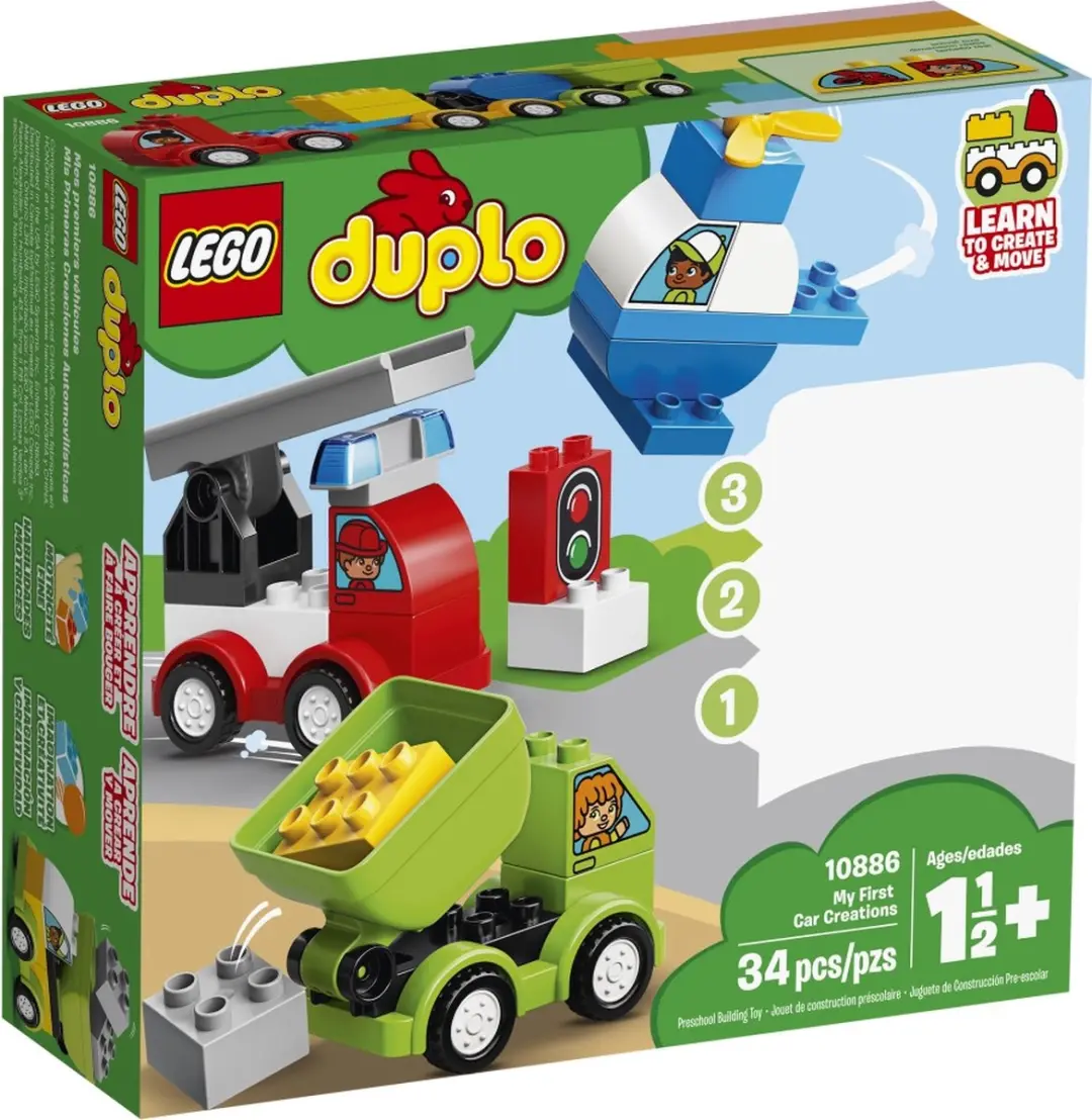 LEGO My First Car Creations 34 Stukken - Groen