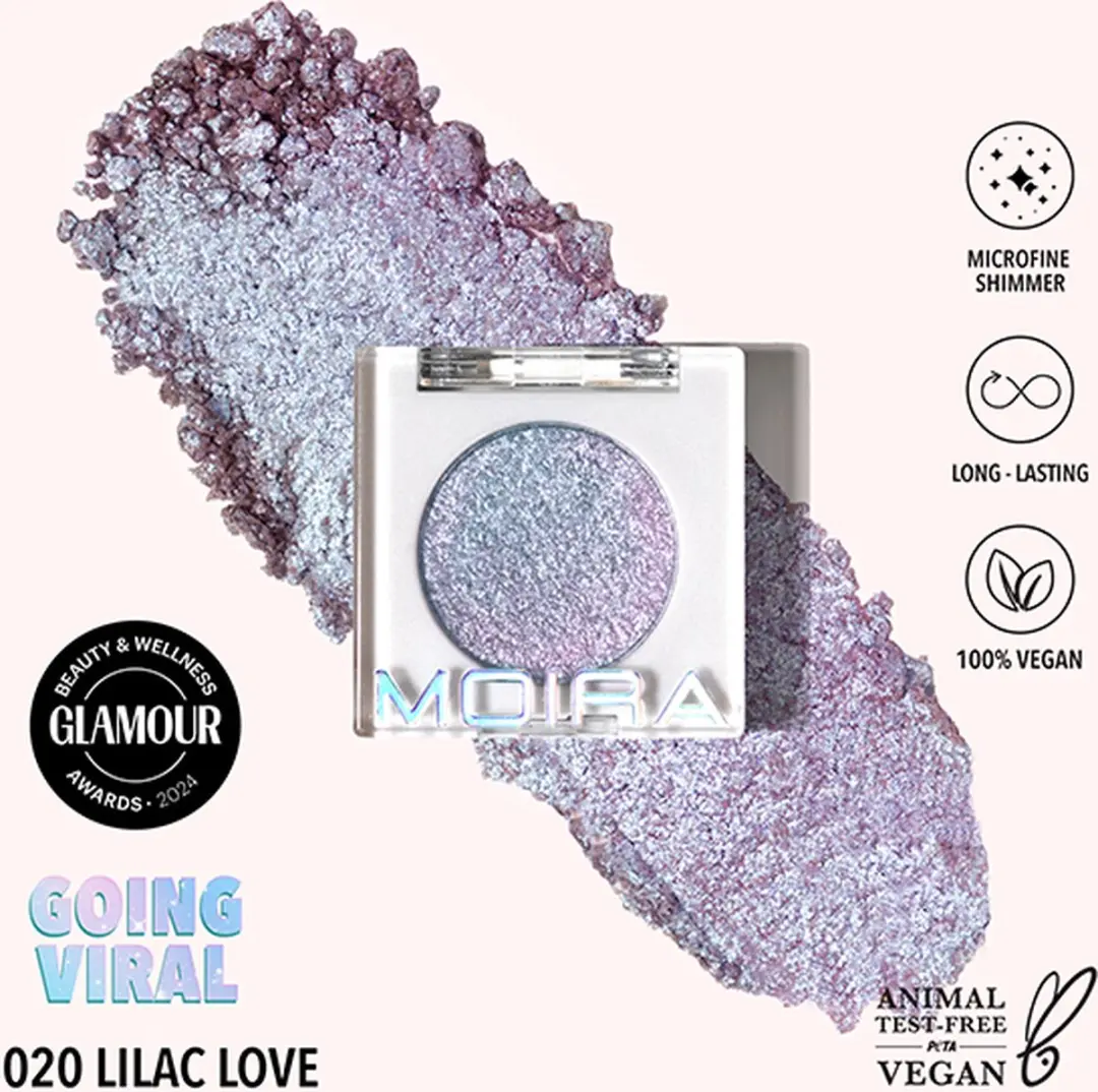 Moira Chroma Light Shadow Oogschaduw 1.4g - Paars