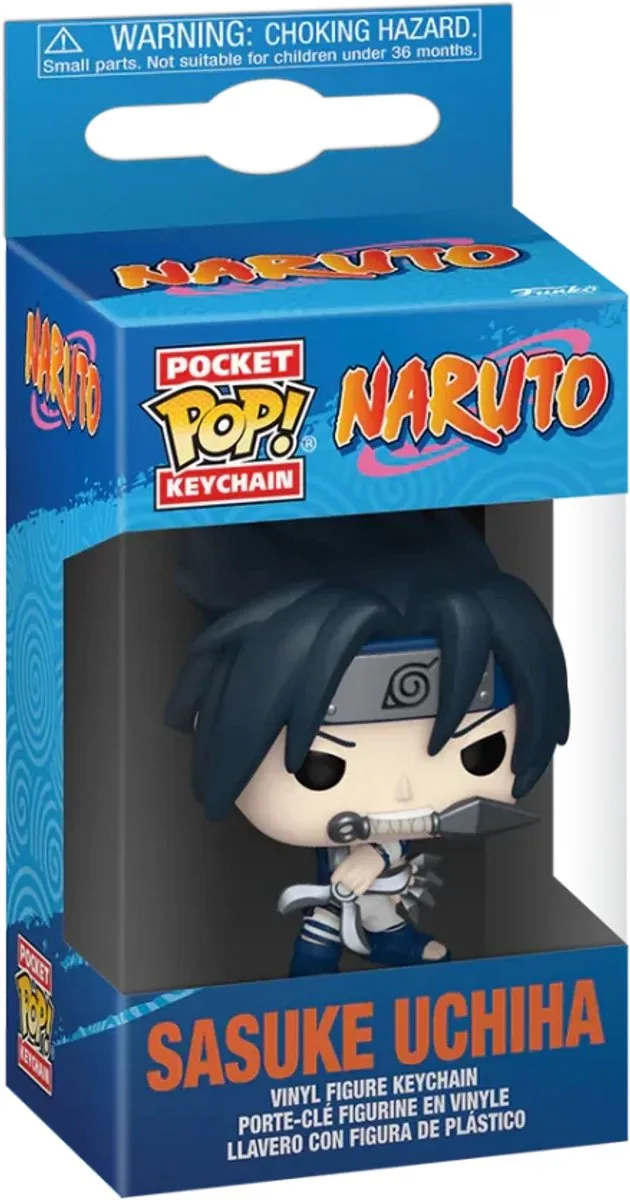 Funko Naruto POP! Keychains Sasuke 12 Stuks