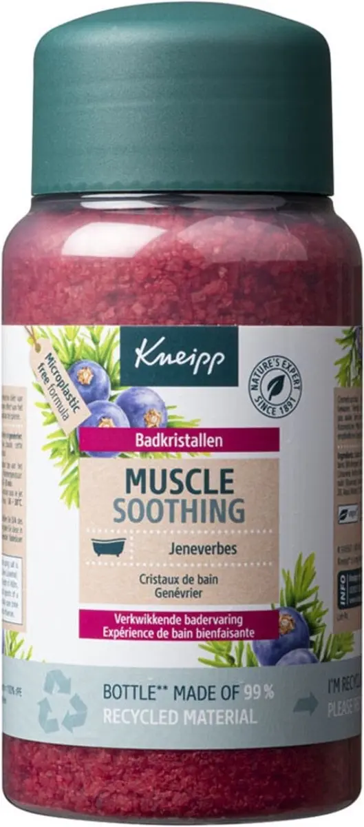 Kneipp Muscle Soothing Jeneverbes Badkristallen - 6x600g - afbeelding 6 van 6