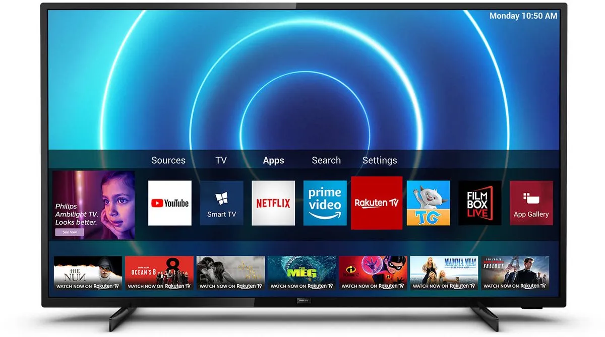 Philips 43PUS7505/62 4K LED TV - 43 inch - Zwart
