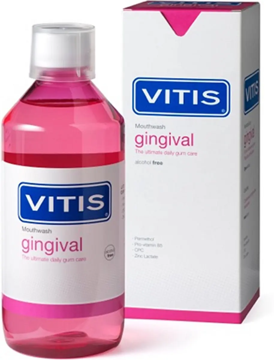 Vitis Mondwater Gezond Tandvlees 500ml - 3 Stuks