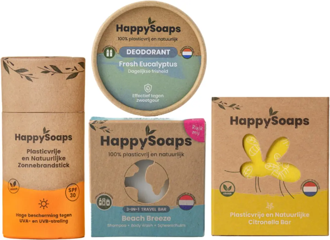 HappySoaps Travel Starterpakket