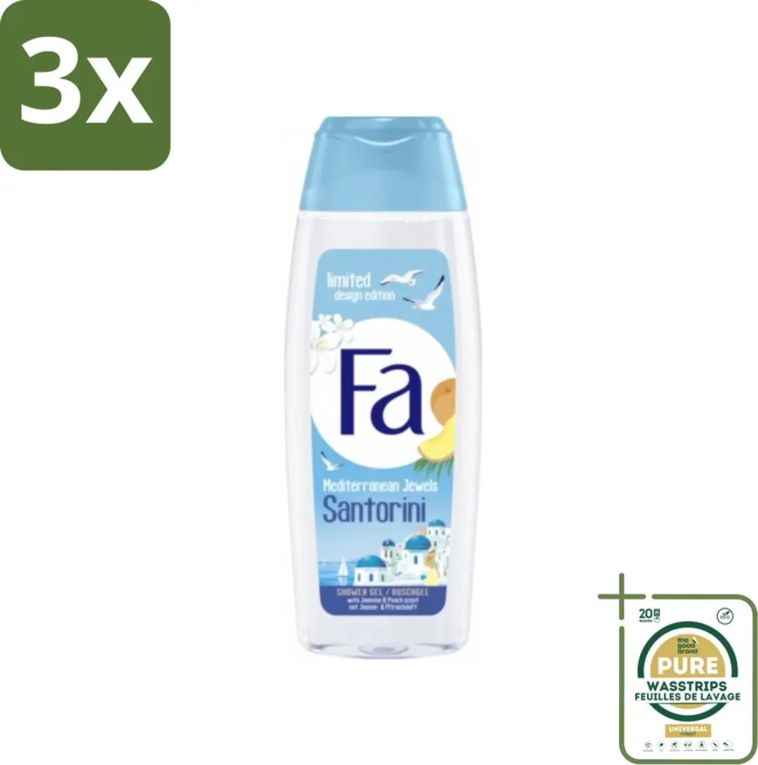Fa Mediterranean Jewels Santorini Douchegel 750ml
