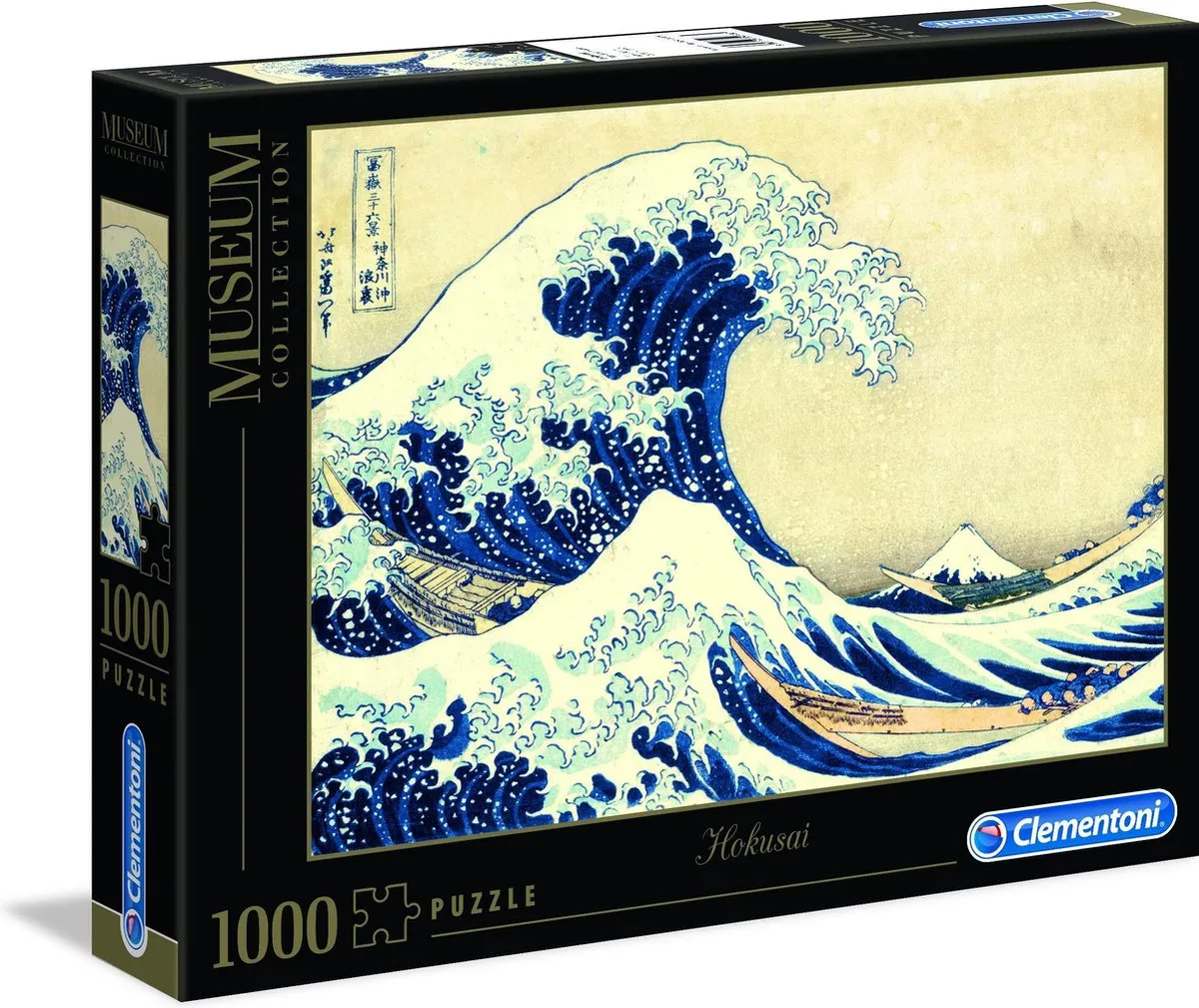 Clementoni Puzzel De Grote Golf van Kanagawa 1000 Stuks - Hokusai