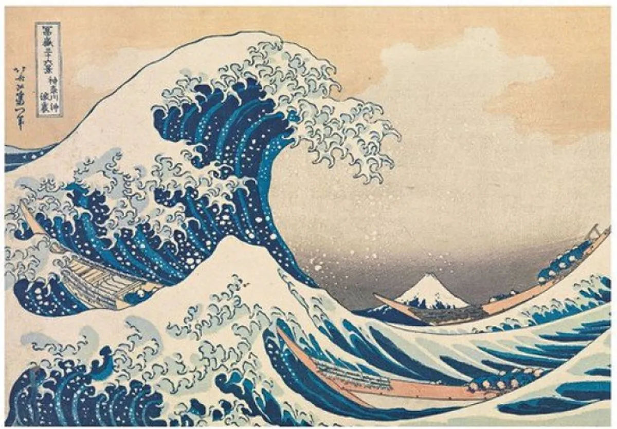 Clementoni Puzzel De Grote Golf van Kanagawa 1000 Stuks - Hokusai
