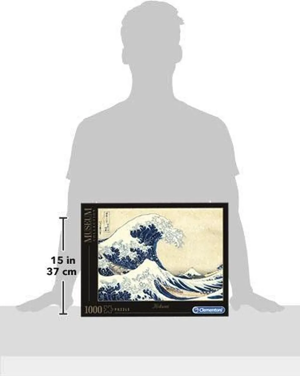 Clementoni Puzzel De Grote Golf van Kanagawa 1000 Stuks - Hokusai