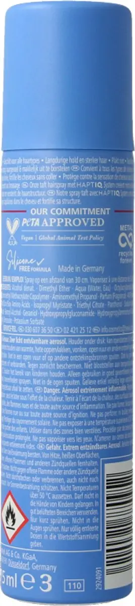 Taft Hairspray 75ml - Ultra