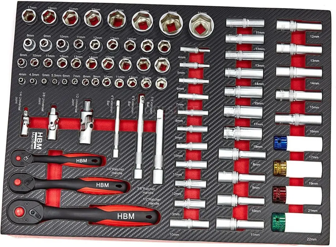 HBM XL Premium Gereedschapswagen 274-delig - met slot
