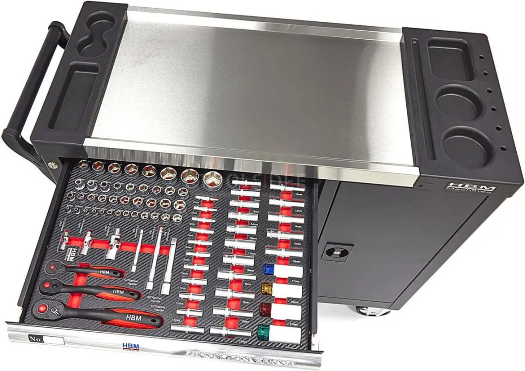 HBM XL Premium Gereedschapswagen 274-delig - met slot