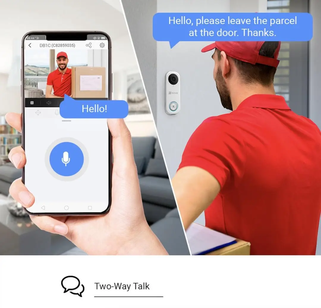 EZVIZ DB1C Wifi Videodeurbel - Wit