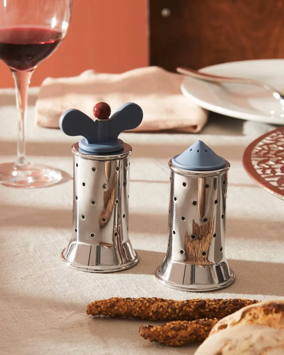 Alessi Pepermolen Michael Graves - Blauw - 6,3x13,2cm