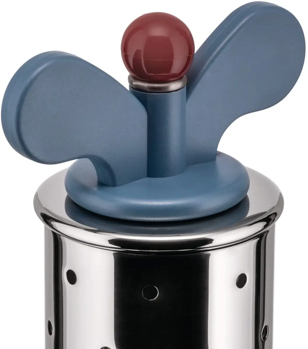 Alessi Pepermolen Michael Graves - Blauw - 6,3x13,2cm