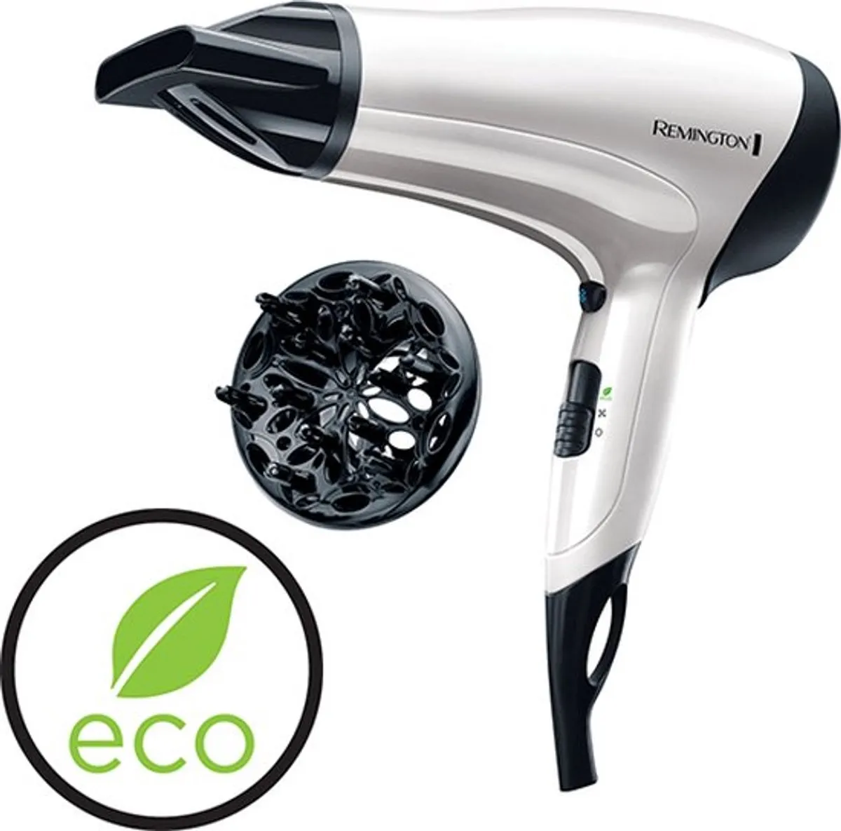 Remington D3015 Power Volume 2000W Föhn - 2 snelheden - 3 warmtestanden - wit