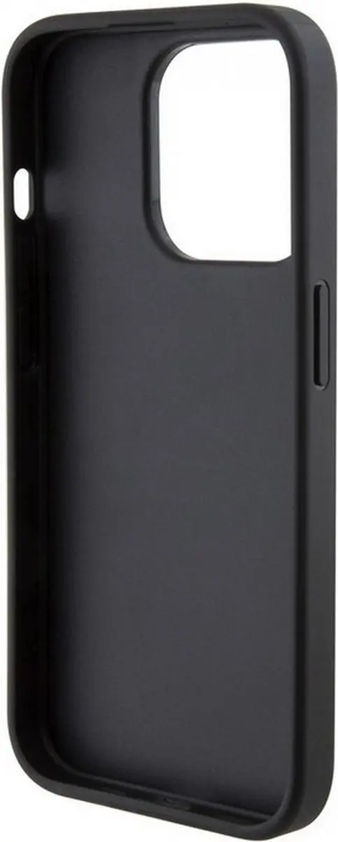 Karl Lagerfeld Quilted Pattern Hoes iPhone 15 Pro Max - Zwart