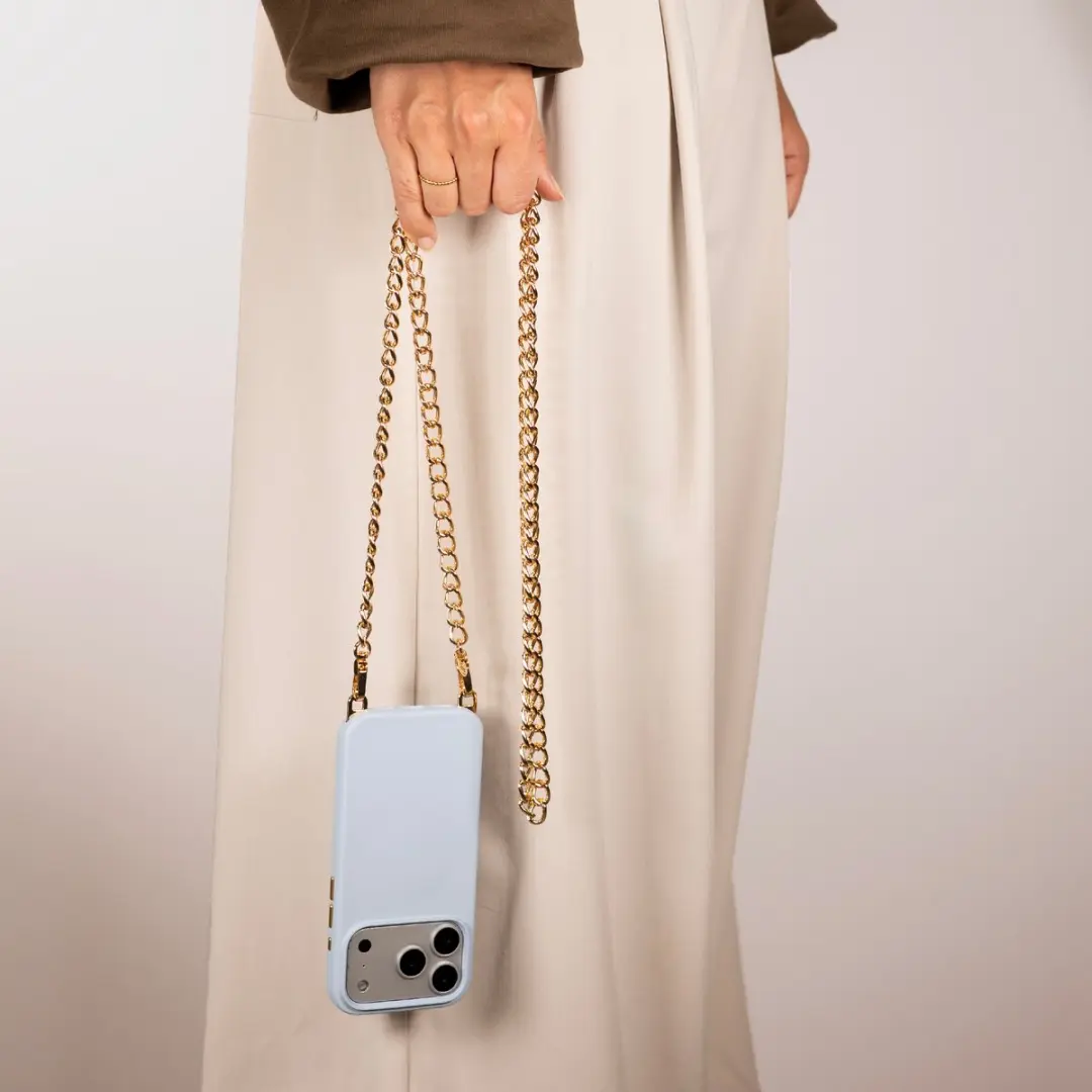 Selencia Universeel Bold Chain Telefoonkoord - Goud