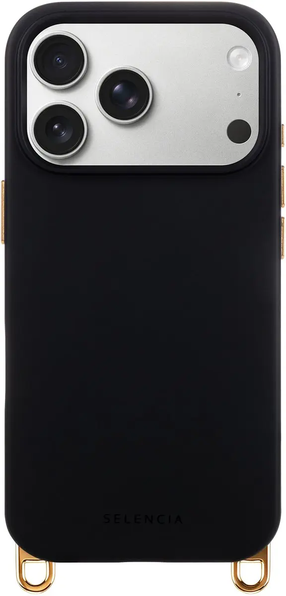 Selencia Hoesje iPhone 17 Pro Rivièra Velvet Black