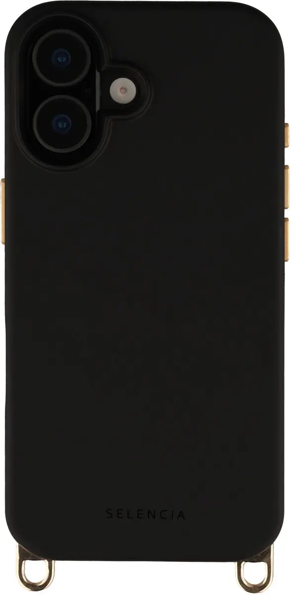 Selencia iPhone 17 Hoesje Velvet Black