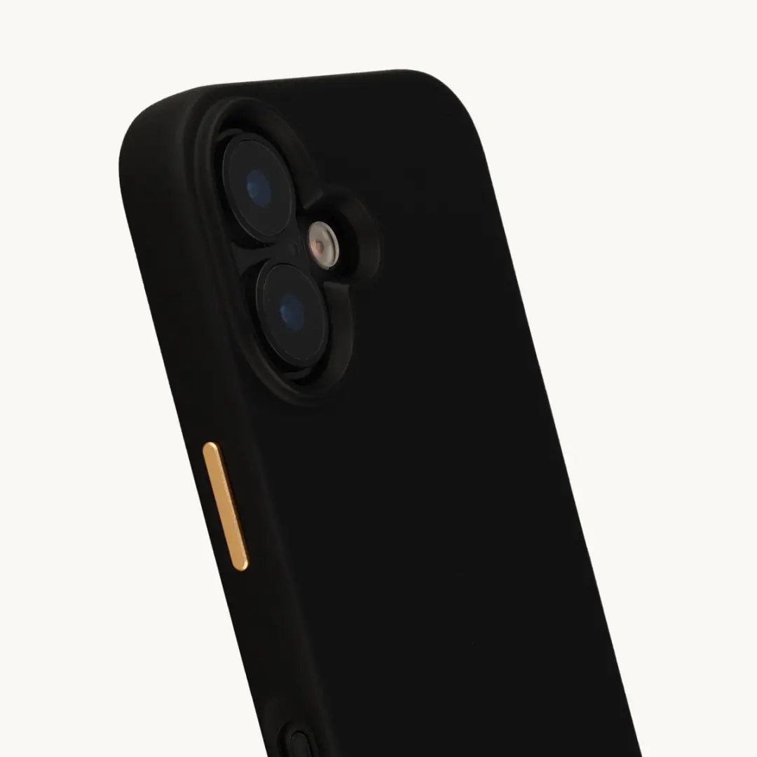 Selencia iPhone 17 Hoesje Velvet Black - MagSafe
