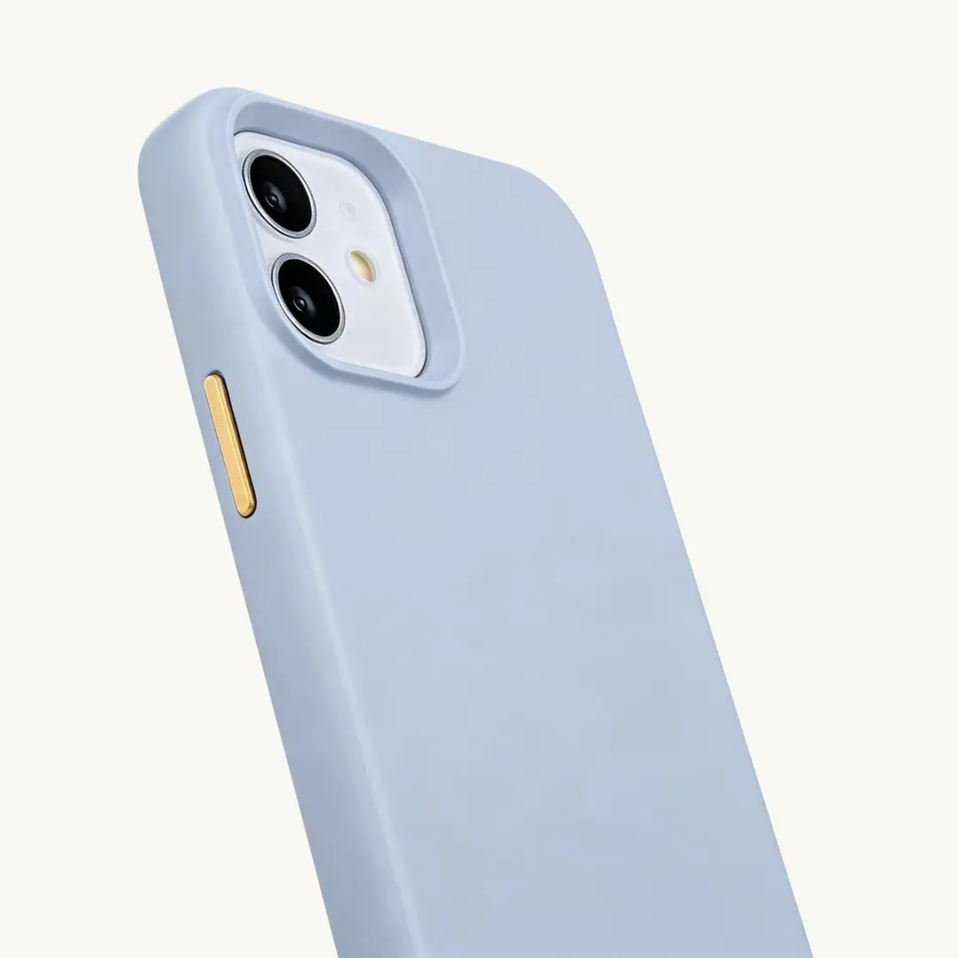 Selencia Hoesje iPhone 12 Pro/12 Rivièra - Powder Blue - MagSafe