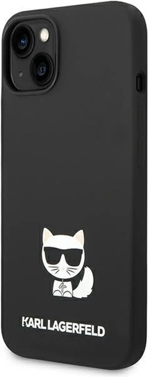 Karl Lagerfeld KLHCP14SSLCTBK iPhone 14 Hoesje - Zwart - afbeelding 5 van 6